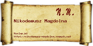 Nikodemusz Magdolna névjegykártya